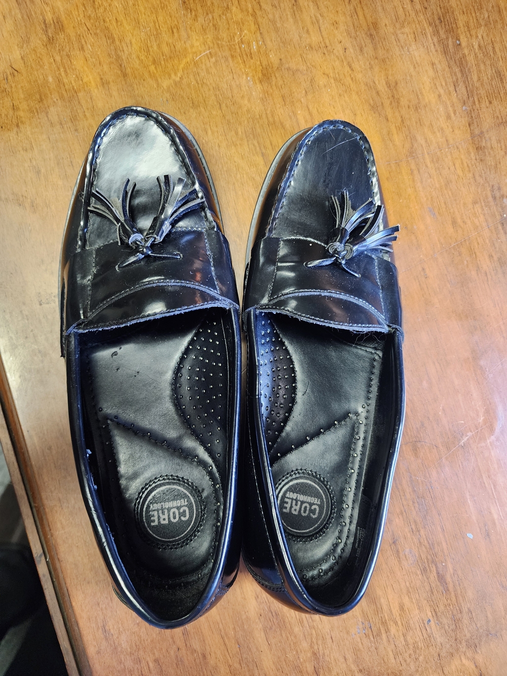 Croft & Barrow Sterlin Kilt Men's 8.5 Black Tassel Loafers